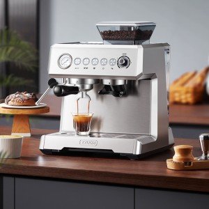 Automatic Espresso Coffee Maker with Integrated Grinder