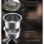 Automatic Espresso Coffee Maker with Integrated Grinder
