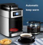 Automatic 1000W Coffee Maker with Grinder & Display