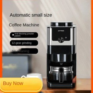 Compact Automatic Coffee Maker with Grinder