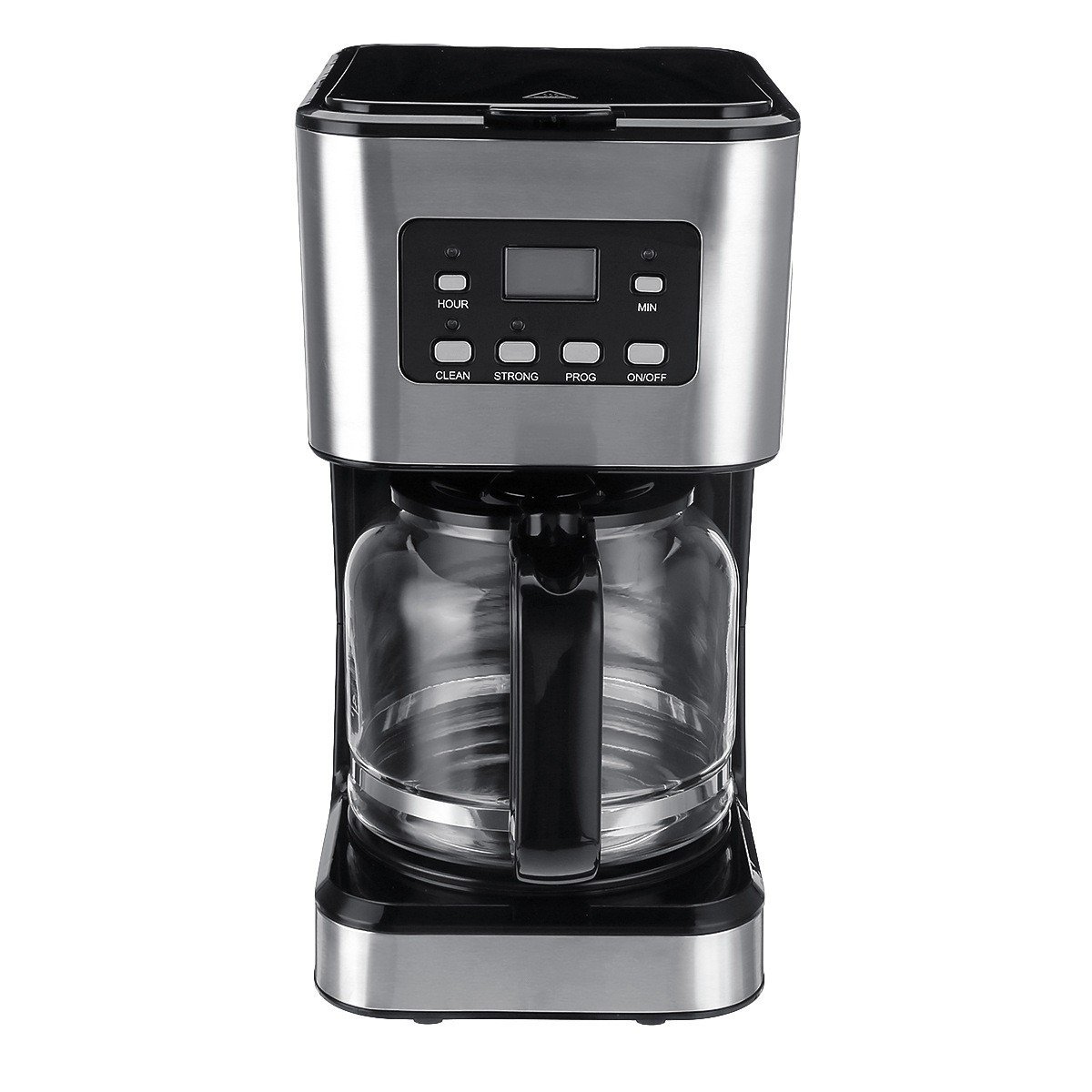 2-in-1 Automatic Drip Coffee Maker with Grinder