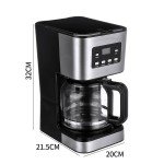 2-in-1 Automatic Drip Coffee Maker with Grinder