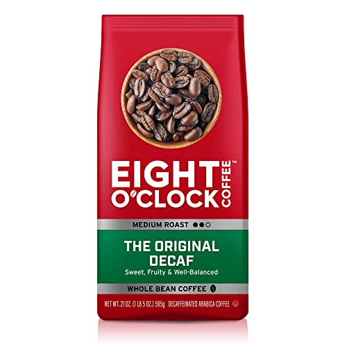 Eight O'Clock Coffee Decaf, Medium Roast Whole Bean
