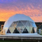 Starry Sky Geodesic Dome Tent for Glamping
