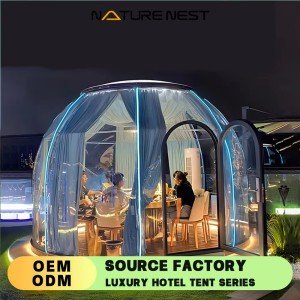 Clear Dome Camping Tent for Events and Gatherings