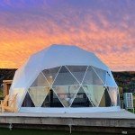 Geodesic Dome Glamping Tent for Outdoor Retreats
