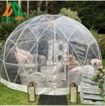3.6m Luxury Inflatable Geodesic Camping Dome Tent