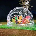 3.6m Inflatable Clear Dome Camping Tent