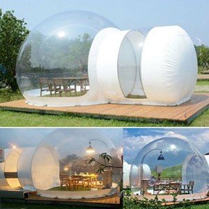 Inflatable Transparent Stargazing Camping Dome Tent