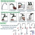 Compact Water Filter for Kitchen and Bathroom Use