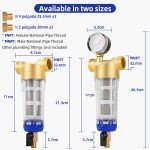 Stainless Steel Spin Down Water Filter System