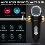 Automatic Spin Down Water Filter System for Preppers