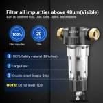 Stainless Steel Spin Down Water Filter System