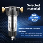 Stainless Steel Spin Down Water Filter System