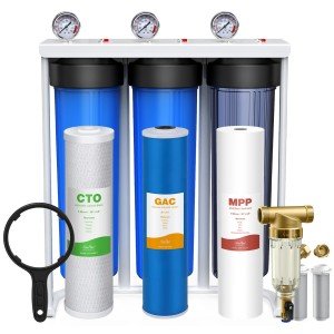 3-Stage Water Filter System with Sediment Filter