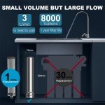 Compact Under Sink Water Filter System for Clean Drinking
