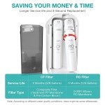 SimPure UV RO Water Filter System with 3 Cartridges