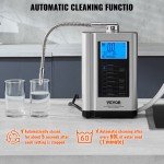 VEVOR Alkaline Water Ionizer with Auto-Cleaning