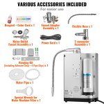 VEVOR Alkaline Water Ionizer with Auto-Cleaning