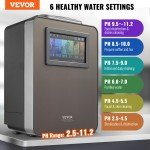 VEVOR Alkaline Water Ionizer with 8 Plates
