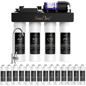Compact 8-Stage Water Filter System for Camping