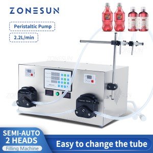 Double Head Liquid Filling Machine for Beverages