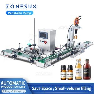 Portable Automatic Liquid Filler with Capping Machine