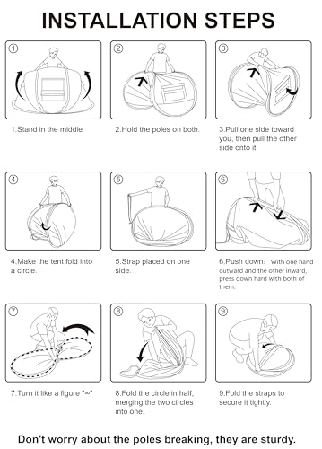 4-Person Waterproof Military Pop Up Tent