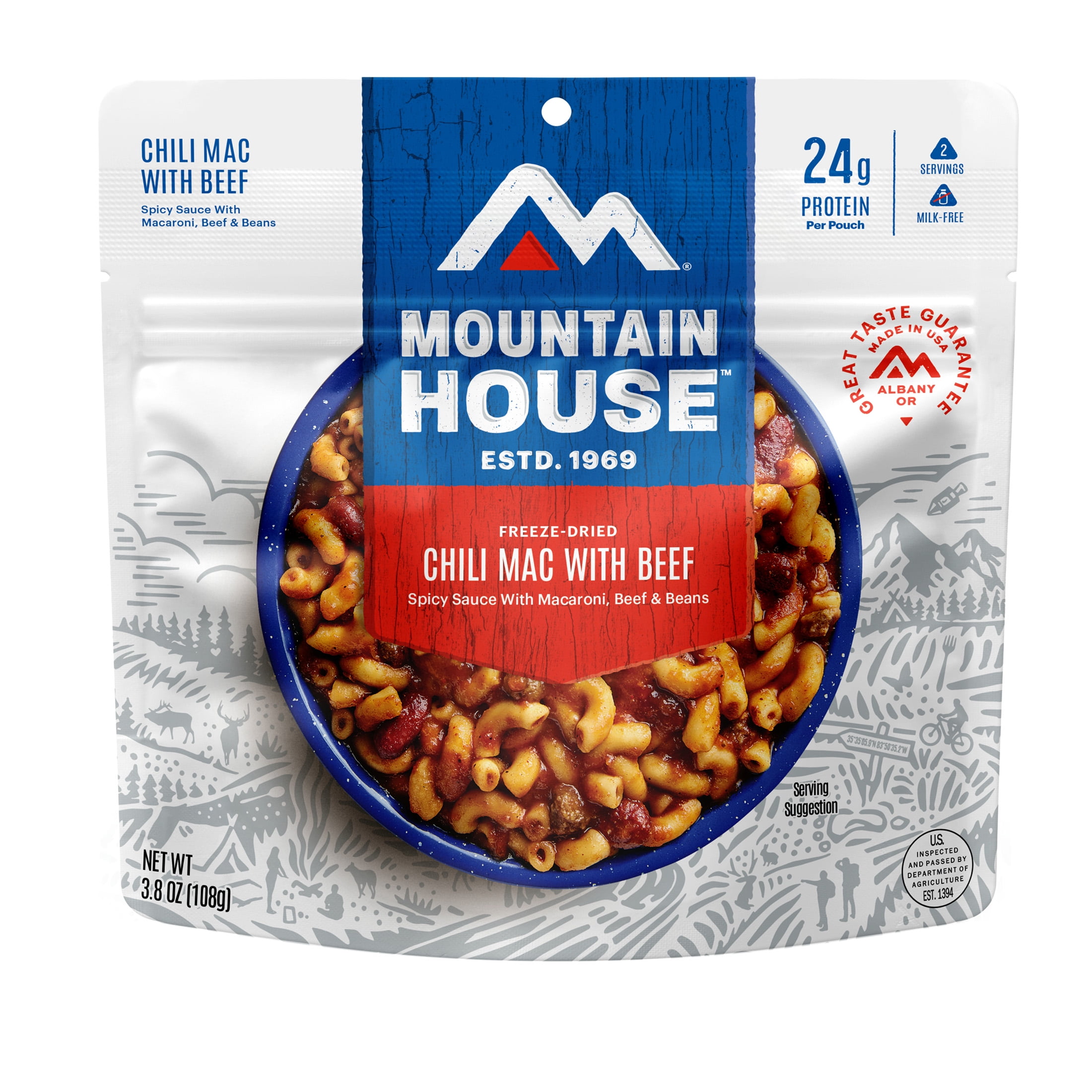 Freeze-dried Chili Mac with Beef for Preppers