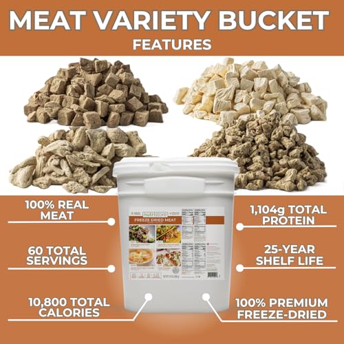 Premium Meat Variety Bucket for Emergency Preparedness