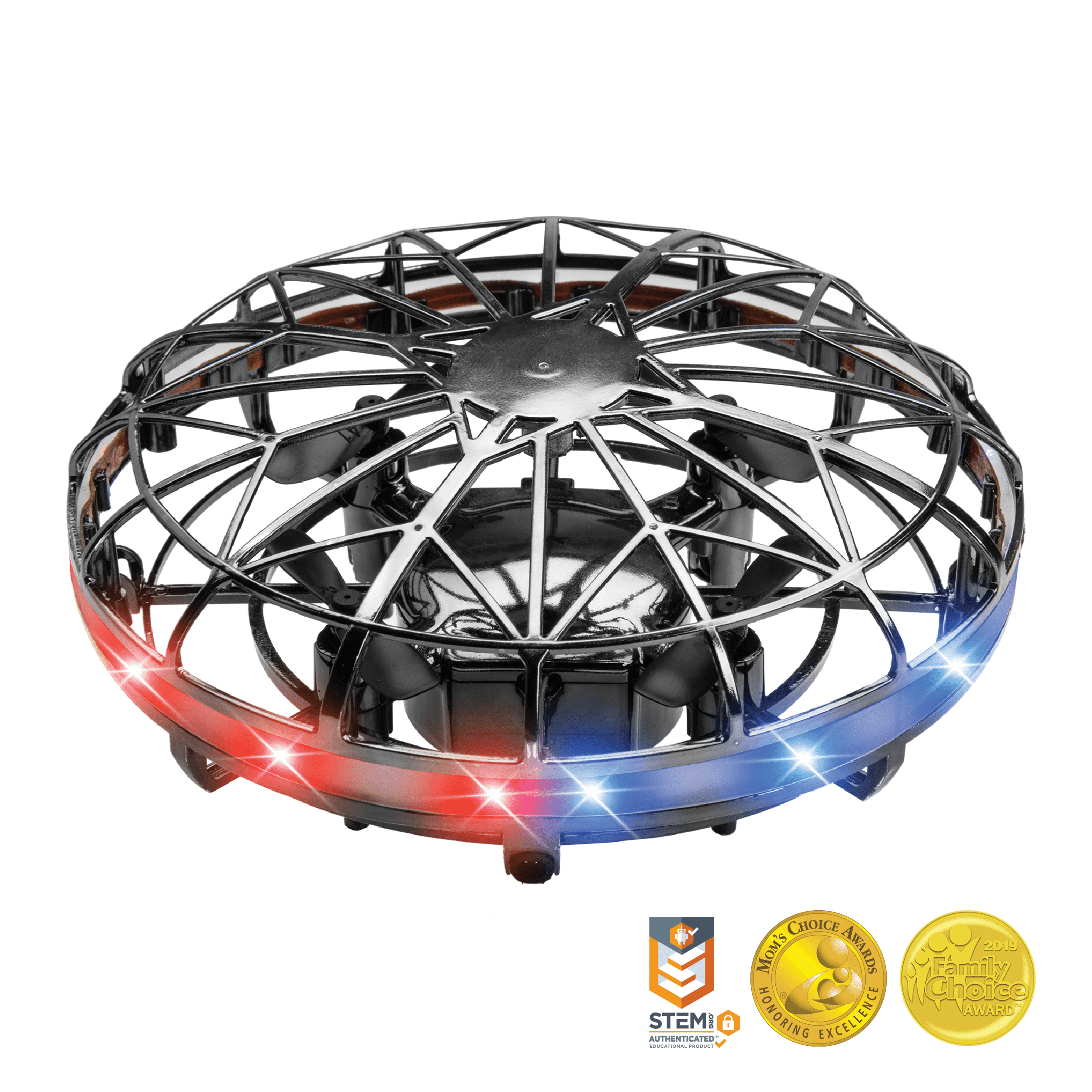 Mini Hand-Controlled UFO Drone with LED Lights