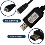 USB Charger Cable with LED for LiPo Batteries