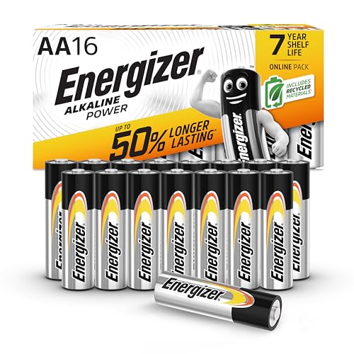 Energizer Alkaline AA Batteries 16-Pack