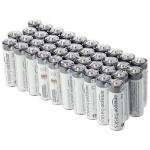 Amazon Basics AA Alkaline Batteries, 40-Pack