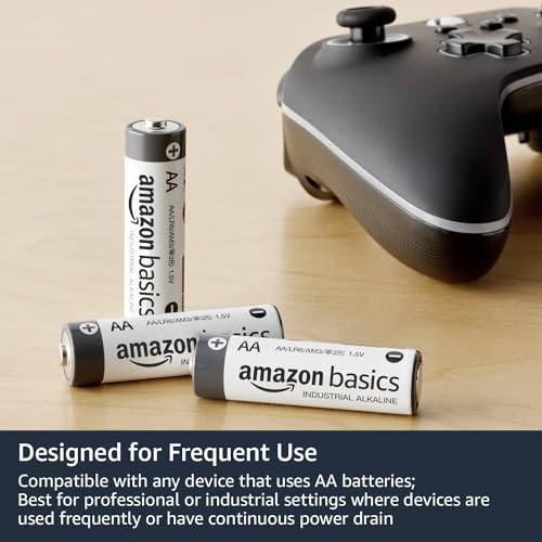 Amazon Basics AA Alkaline Batteries, 40-Pack
