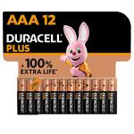 Duracell Plus AAA Alkaline Batteries 12 Pack