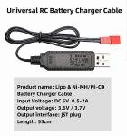 Universal RC Charger Cable for Lipo & NiMH Batteries