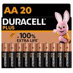 Duracell Plus AA Batteries - 20 Pack, 1.5V