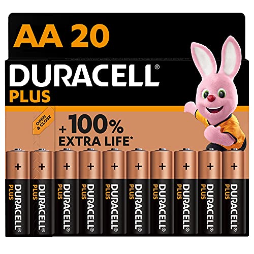 Duracell Plus AA Batteries - 20 Pack, 1.5V