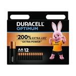 Duracell Optimum AA Batteries - 12 Pack