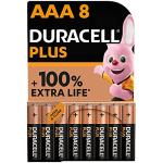 Duracell Plus AAA Batteries - 8 Pack Alkaline