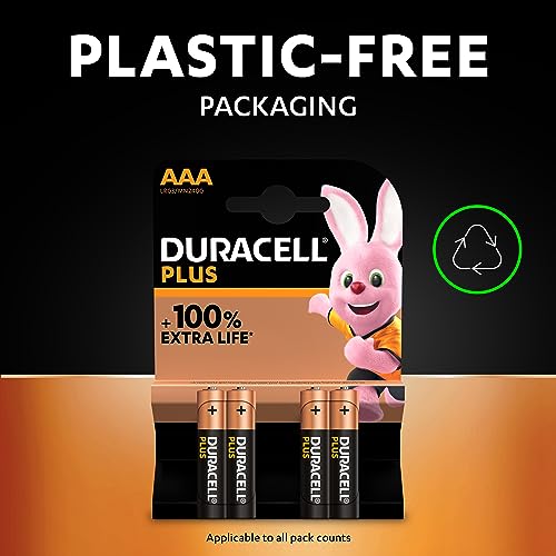 Duracell Plus AAA Batteries - 8 Pack Alkaline