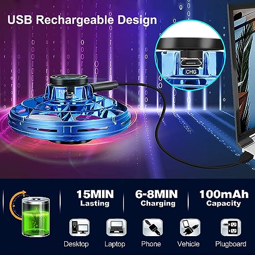 Hand-Controlled Mini Drone Spinner for Kids & Adults