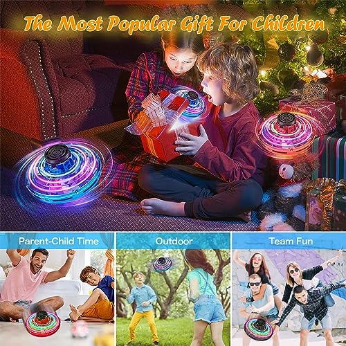 Hand-Controlled Mini Drone Spinner for Kids & Adults