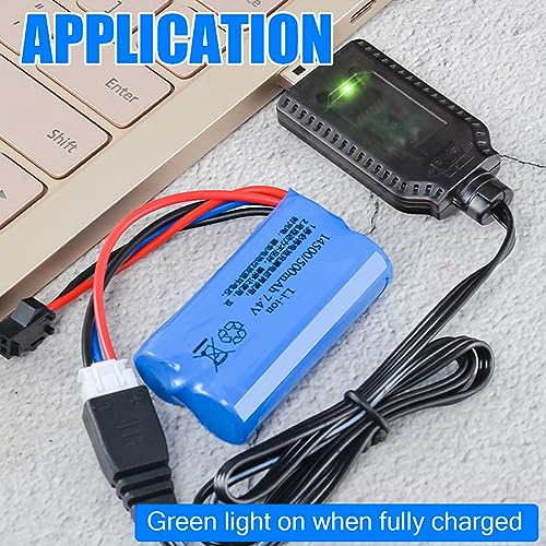 EatPitaya 3-Pack USB Charger for 7.4V LiPo Drones