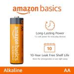 High-Performance AA Alkaline Batteries, 20-Pack