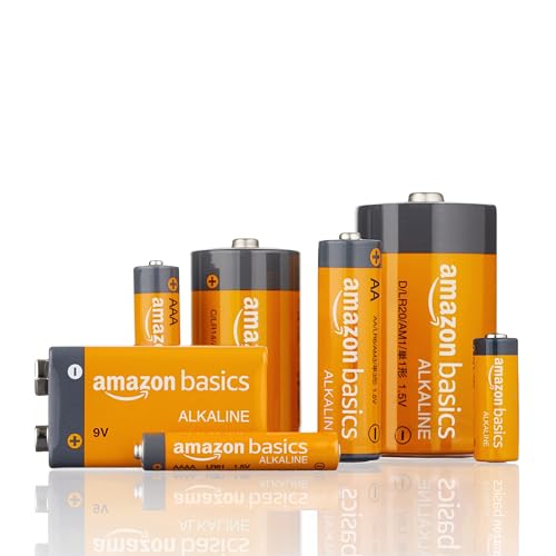 High-Performance AA Alkaline Batteries, 20-Pack