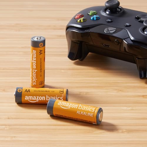 High-Performance AA Alkaline Batteries, 20-Pack