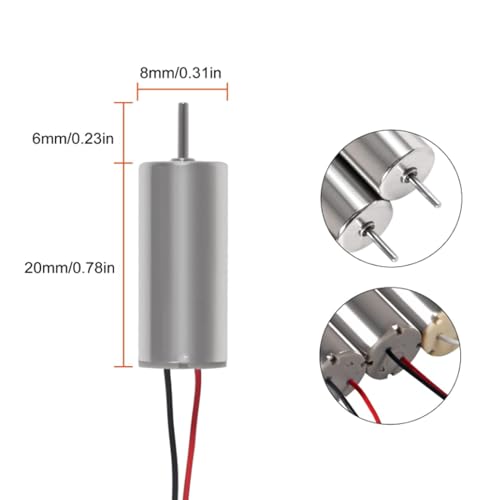 AEDIKO 8520 Brushed Motors & 75mm Propeller Set