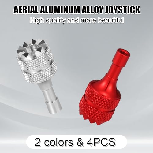 Detachable Aluminum Drone Controller Stick Set - 4pcs